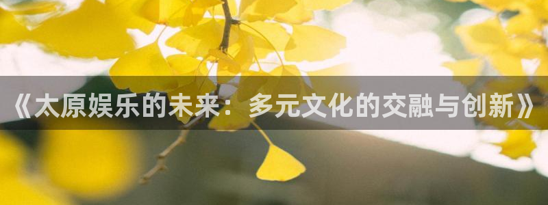 先锋娱乐公司：《太原娱乐的未来：多元文化的交融与创新》
